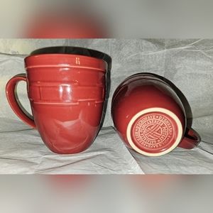 Longaberger Basket Woven Traditions JUMBO Mugs Set